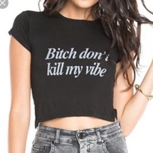 Brandy Melville Crop Tee